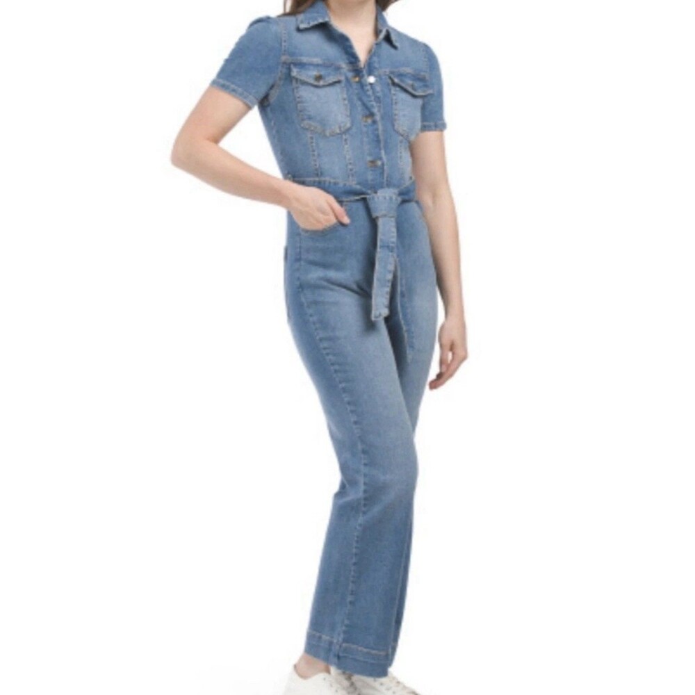 AVEC LES FILLES Women’s Denim Jumpsuit . Size 29
